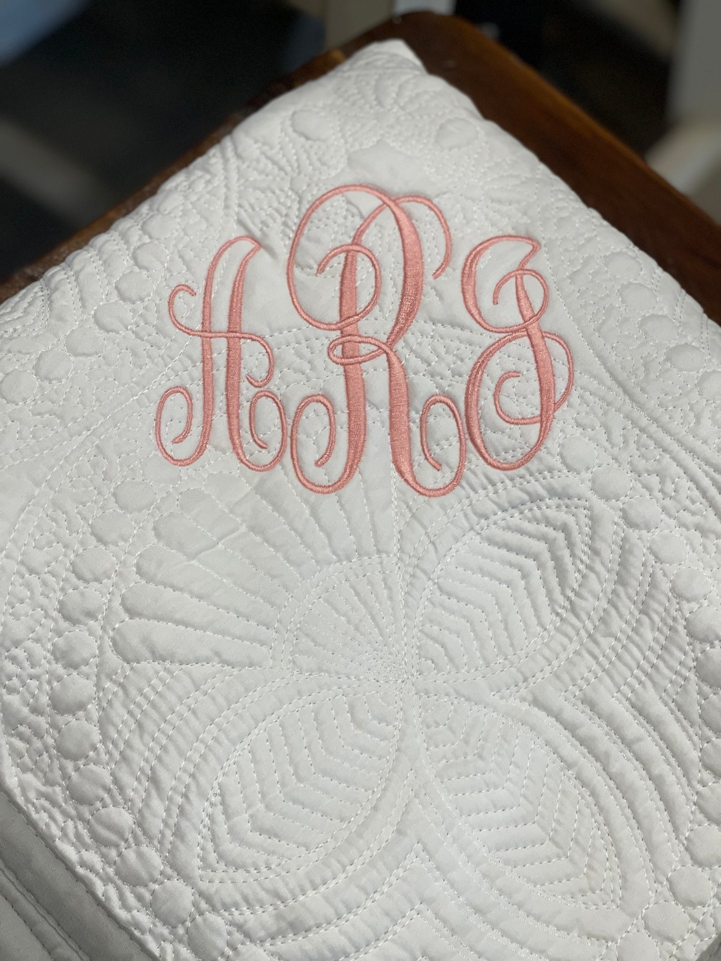 Monogrammed Heirloom Quilt