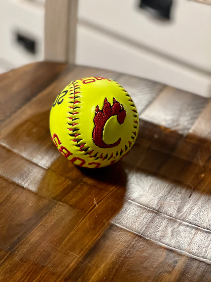 Embroidered Softball