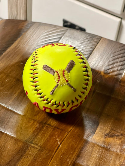 Embroidered Softball